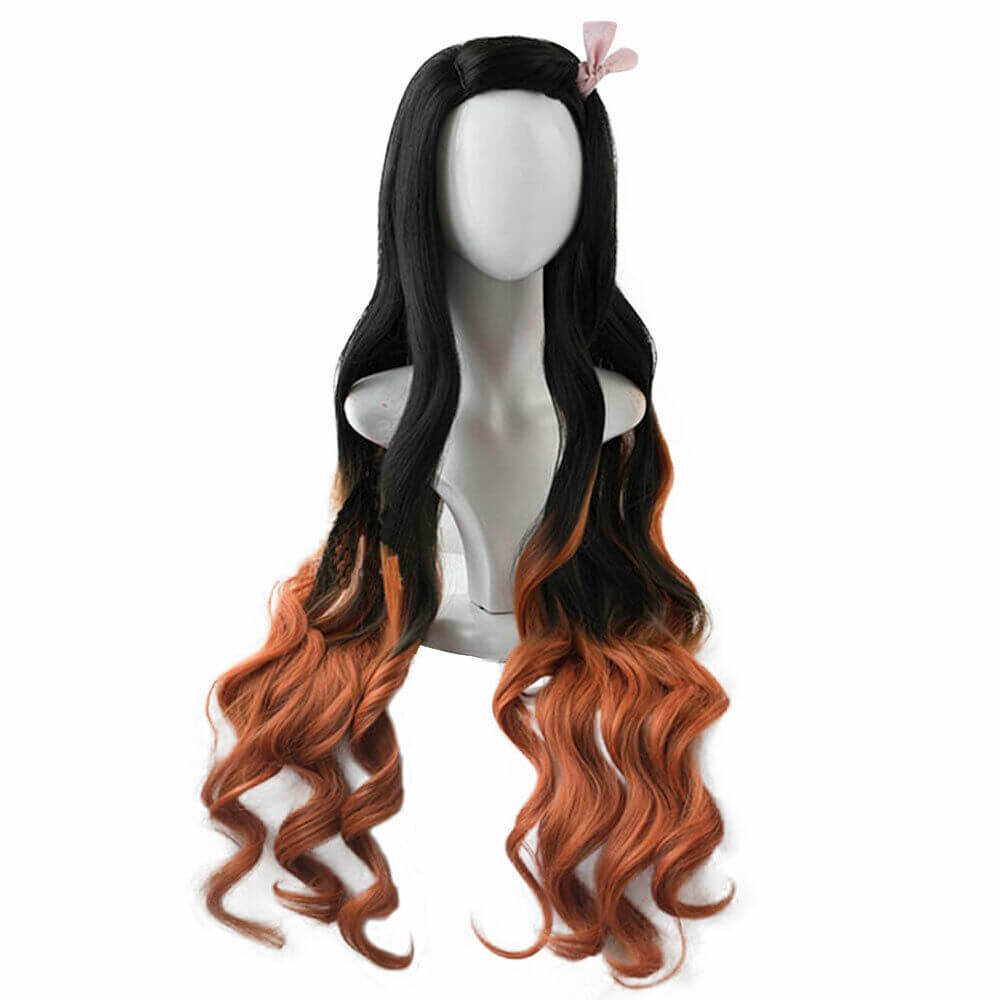 Nezuko Tanjiro Wigs Kyojuro Shinobu Mitsuri Kanao Cosplay Wigs