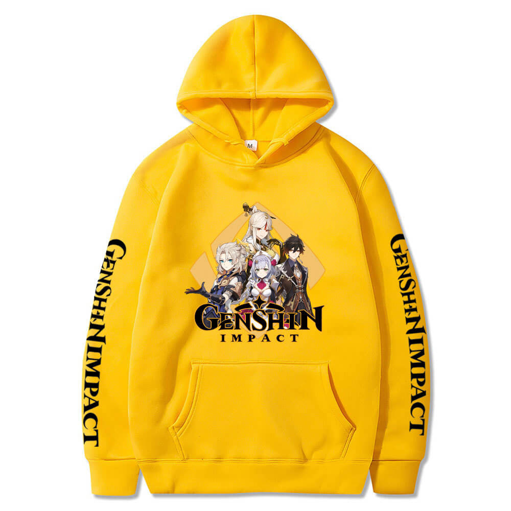 Teens and Adult Genshin Impact Costume Hoodie Long Sleeve Sweatshirt for Men and Women