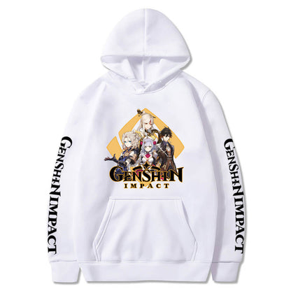 Teens and Adult Genshin Impact Costume Hoodie Long Sleeve Sweatshirt for Men and Women