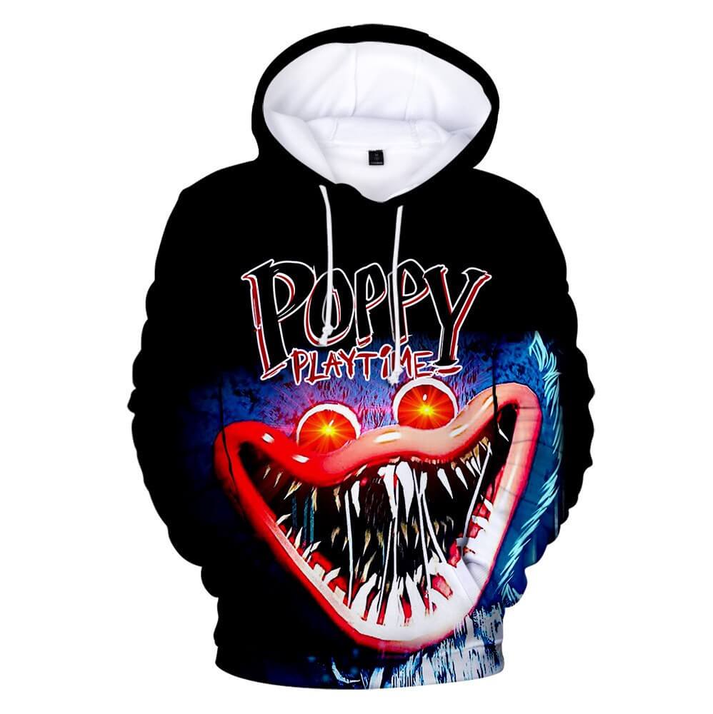 Fashion Poppy Playtime Hoodie Casual Hooded Sweatshirts Pullover