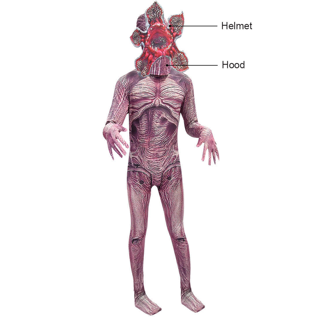 Demogorgon Costume Halloween Stranger Monster Cosplay Outfit