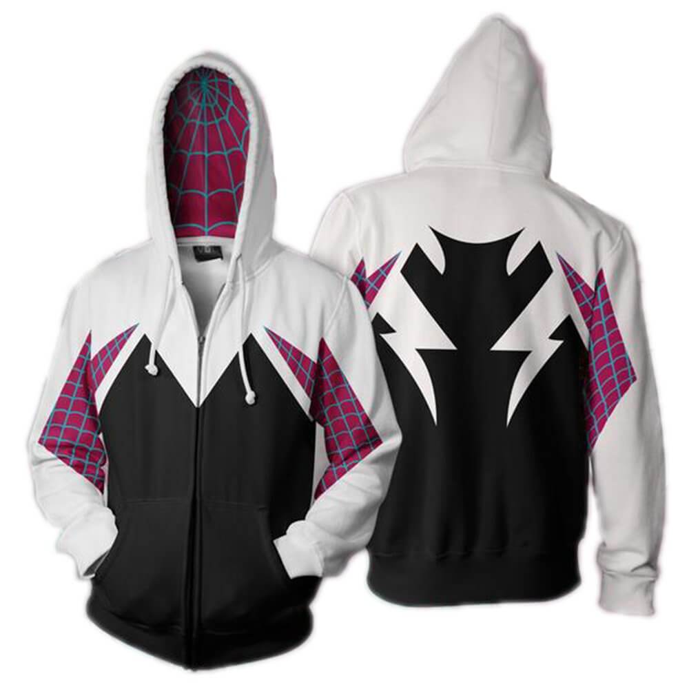 Adult Gwen Hoodie Unisex Long Sleeve Zip-up Pullover Plus Size Sweatshirt