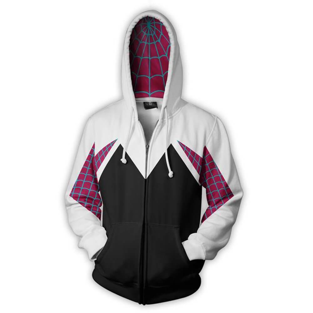 Adult Gwen Hoodie Unisex Long Sleeve Zip-up Pullover Plus Size Sweatshirt