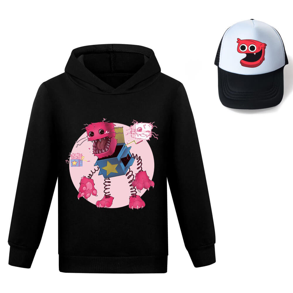Kids Boxy Boo Hoodie Hat Suit Monster Long Sleeve Shirt Dinosaur Sweatshirt for Boys and Girls