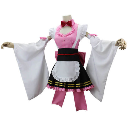 Kids Adult Nezuko Cosplay Full Set Shinobu Mitsuri Kanao Kimono Suit Halloween Costume