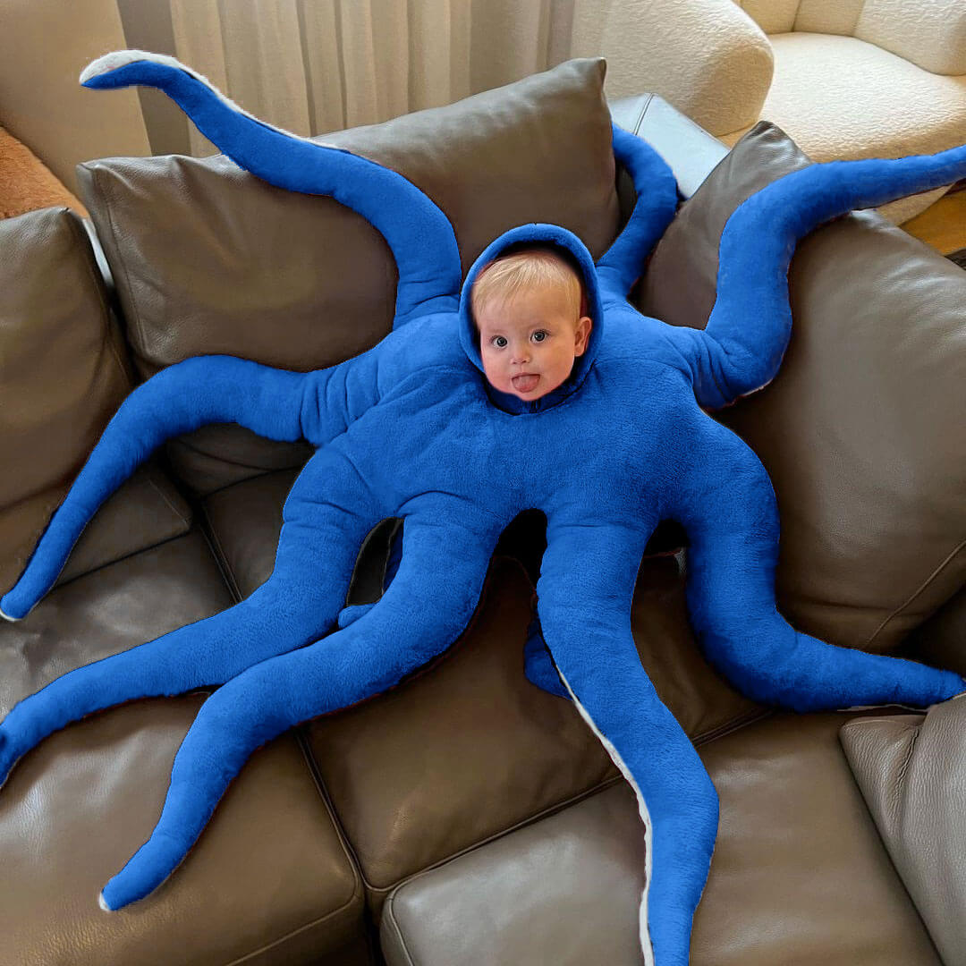 Infant Octopus Costume Giant Wearable Baby Newborn Octopus Costume Stuffed Animal Costume