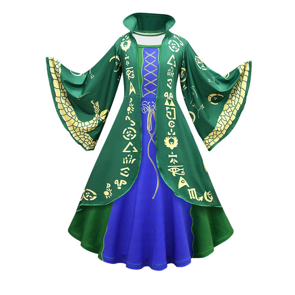 Winifred Sanderson Costume Halloween Witch Cosplay Dress Sanderson Sisters Dress Up Outfit