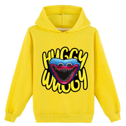 Kids Poppy Playtime Huggy Wuggys Hoodie Casual Pullover Sweatshirt for Boys and Girls