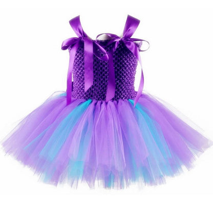 Girl Birthday Party Tutu Costume With Headband Halloween Costume Outfit