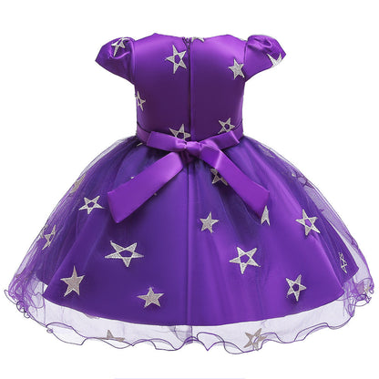 Kids Girls Halloween Party Cosplay Costume Dress With Hat