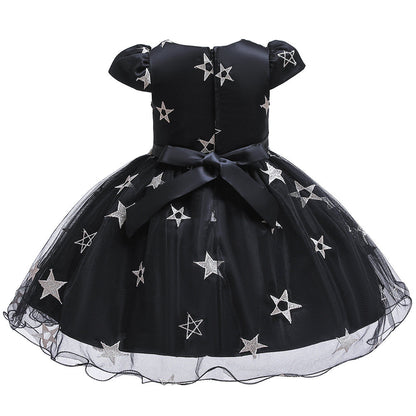 Kids Girls Halloween Party Cosplay Costume Dress With Hat