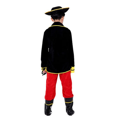 Kids Boys Jack Sparrow Pirate Halloween Cosplay Costumes