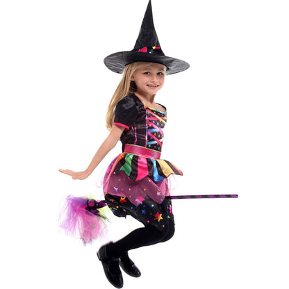 Girls Role Play Cosplay Performance Dance Show Costumes Vampire Witch Dress