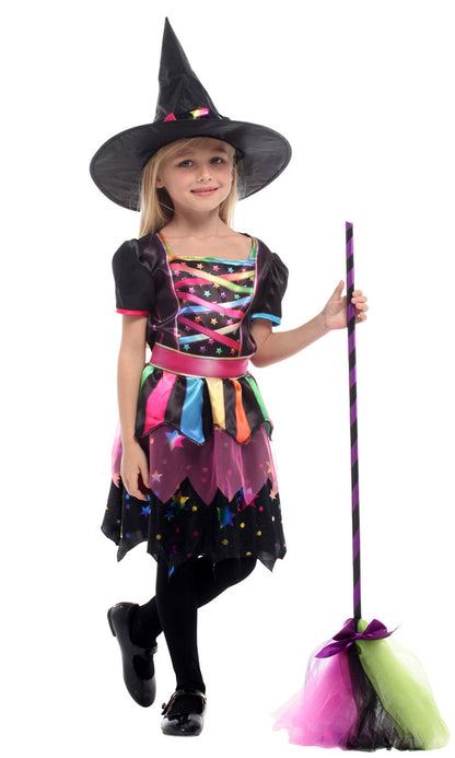 Girls Role Play Cosplay Performance Dance Show Costumes Vampire Witch Dress