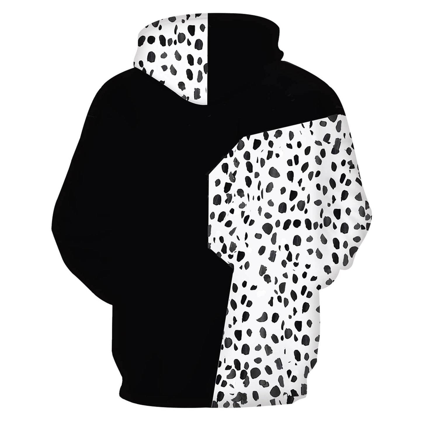 Black/ White Hoodie De-vil Costume Sweatshirt for Women Men