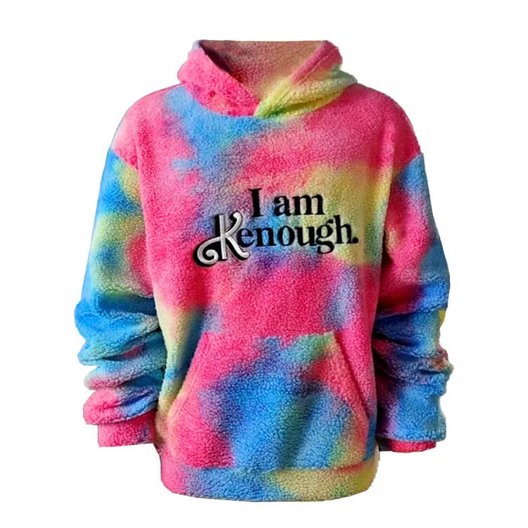 I AM Kenough Hoodie Unisex Soft Ken Sweatshirt Polar Fleece Pullover Ken Costume