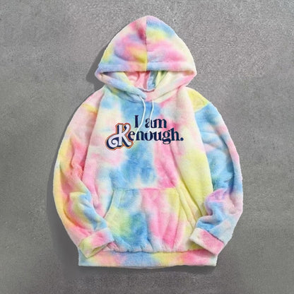 I AM Kenough Hoodie Unisex Soft Ken Sweatshirt Polar Fleece Pullover Ken Costume